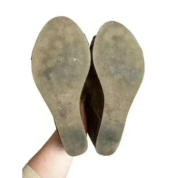 Blowfish Womens Henrietta Velcro Anklestrap Cork Wedges Size 6.5 - Picture 5 of 7